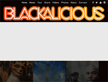 Tablet Screenshot of blackalicious.com